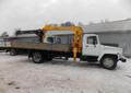 Газ 3309 "Газон" борт 5 метров с кму soosan 334