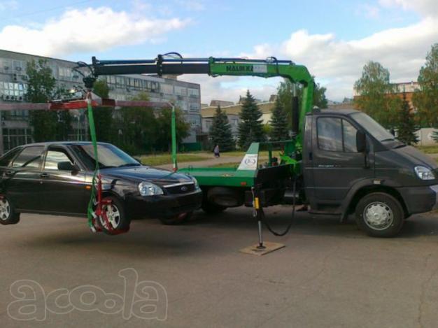 Эвакуатор газ-33106 с кму malin.KA 9TZ-2