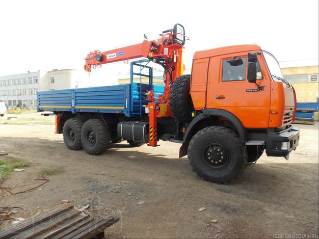 Манипулятор вездеход камаз, 7 тонн.